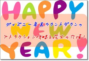 ディズニー カウントダウン 攻略