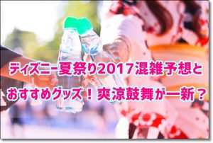 ディズニー夏祭り2017の混雑予想とグッズ