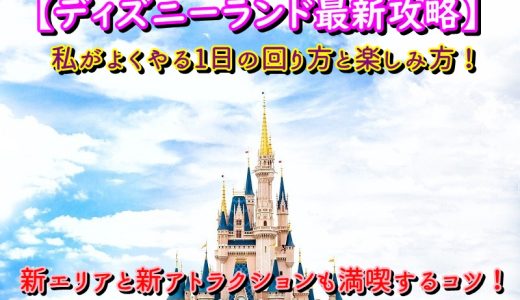 【ディズニーランド最新攻略】私がよくやる1日の回り方と楽しみ方！新エリアと新アトラクションも満喫するコツ！