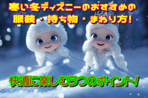 寒い冬ディズニーのおすすめの服装・持ち物・まわり方！快適に楽しむ5つのポイント！