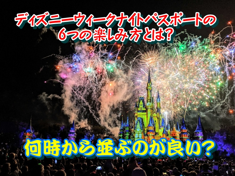 ディズニーウィークナイトパスポートの6つの楽しみ方とは？何時から並ぶのが良い？